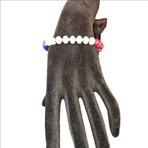 Rustic Cuff Liberty Red, White, & Blue Bracelet